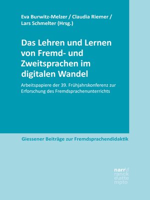 cover image of Das Lehren und Lernen von Fremd- und Zweitsprachen im digitalen Wandel